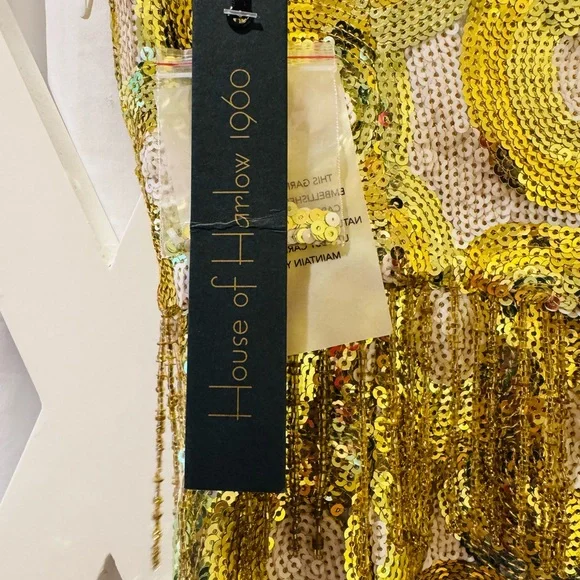 house of harlow sequin dress gold House of Harlow 1960 x REVOLVE Notte Gown in Metallic Gold